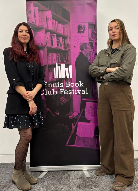 A photo of Yaryna Chornohuz and Natalya Korniyenko